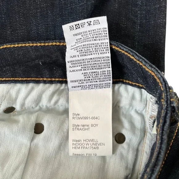 R13 Boy Straight Howell Jeans - Picture 8 of 10